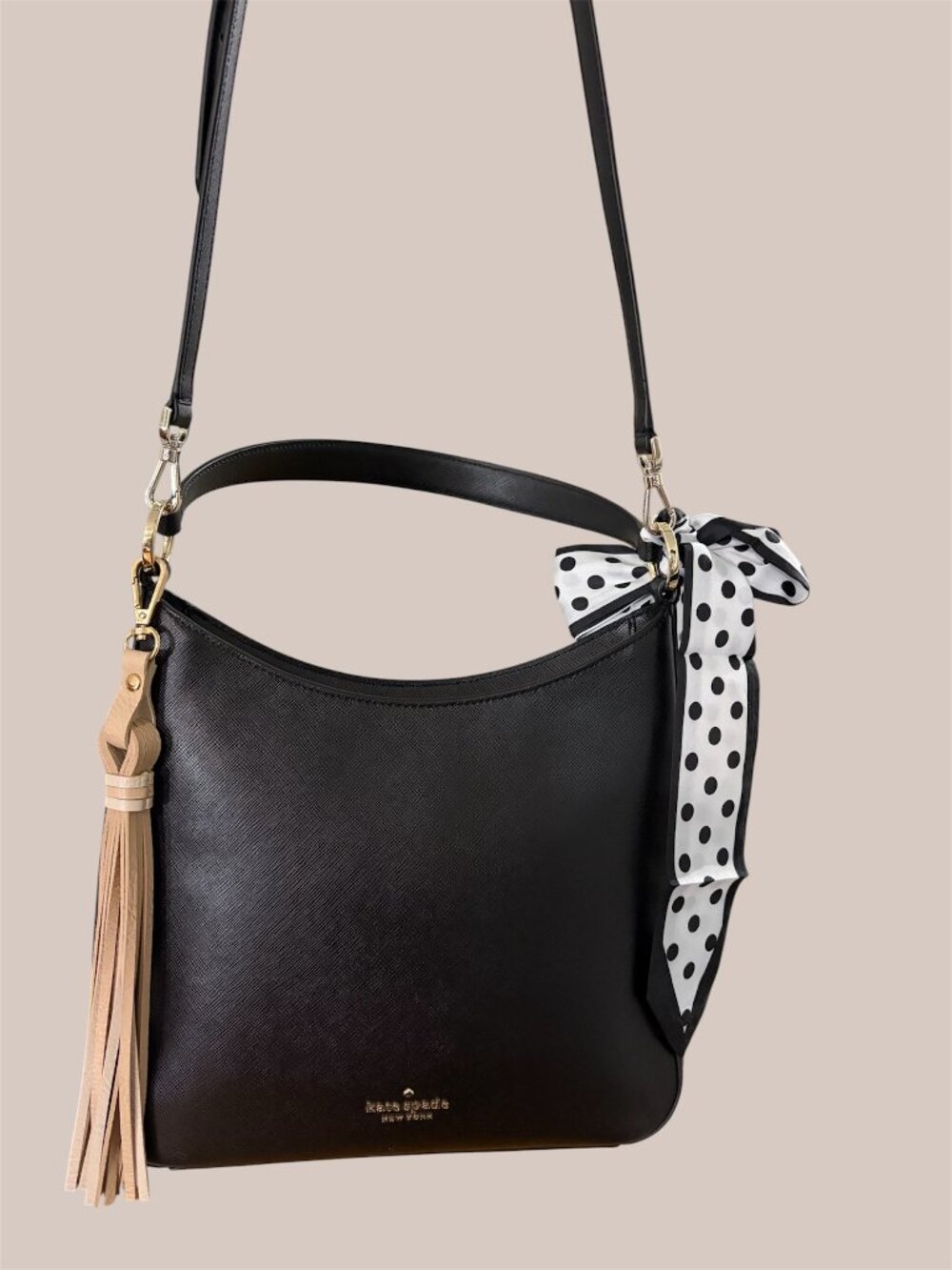 KATE SPADE NY PERRY SAFFIANO LEATHER CROSSBODY